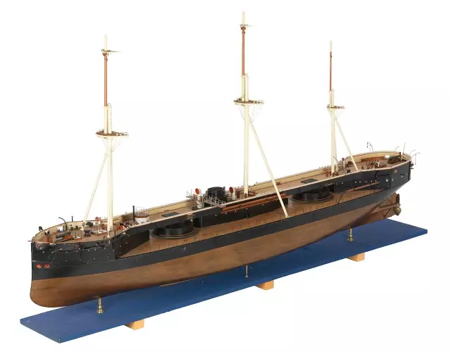 铁甲舰时代的英国战舰四炮郭与炮塔part2