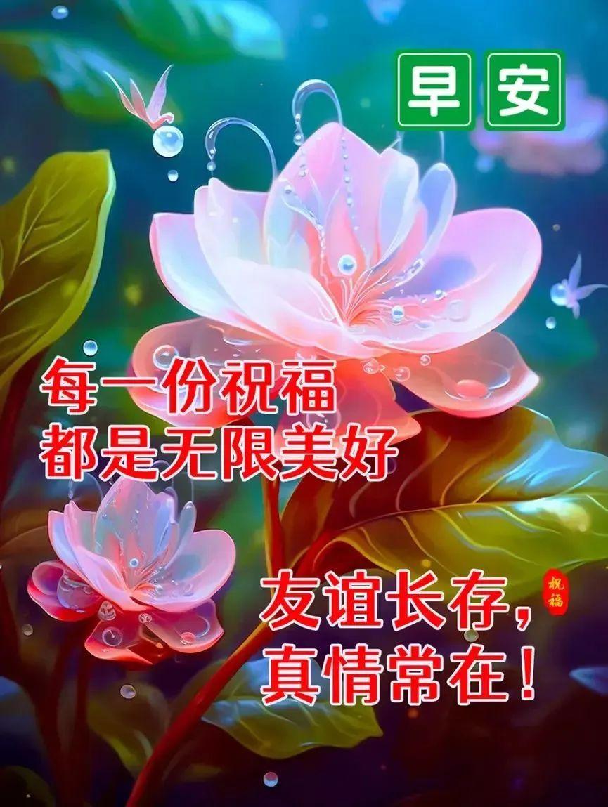 开启美好一天的早安问候语 早上好祝福句子带唯美祝福图片