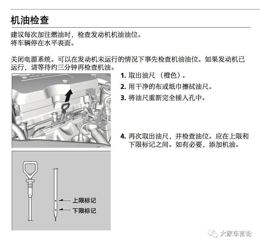 是的你这么多年机油尺都白看了