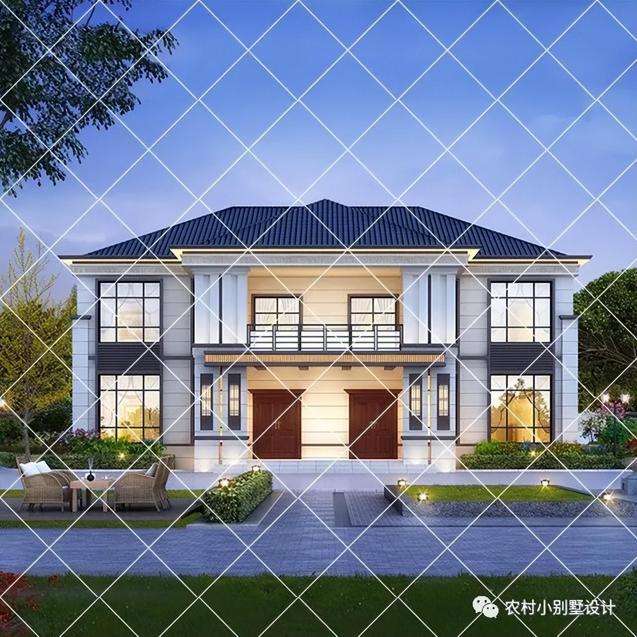 兄弟双拼别墅怎么建比较划算,24套农村双拼自建房别墅省钱又有面子 - 知乎