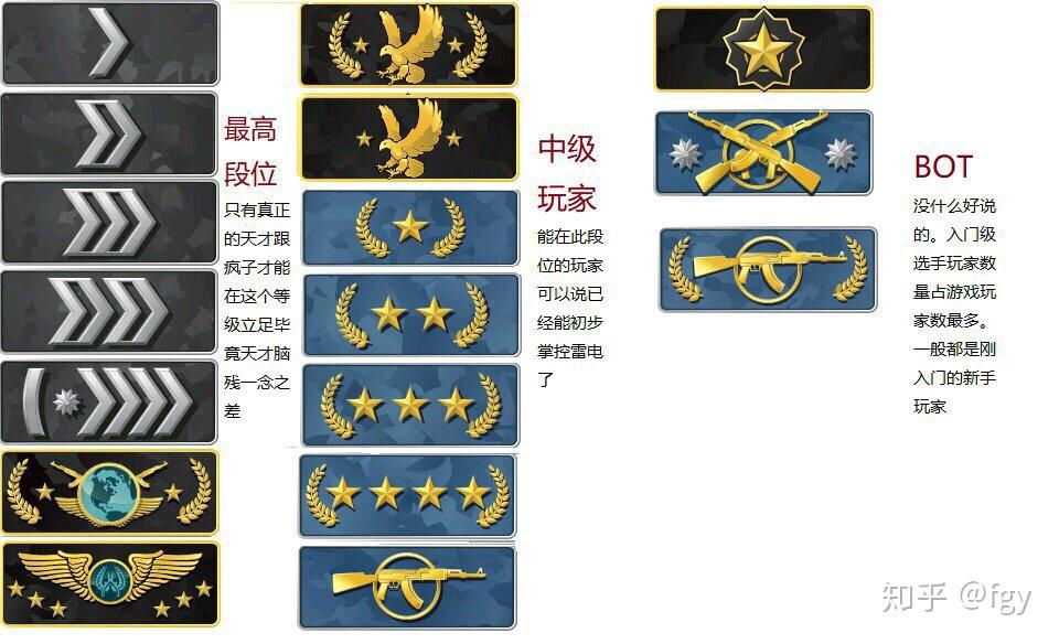 CS:GO 有哪些段位？各段位有什么外号？ - 知乎