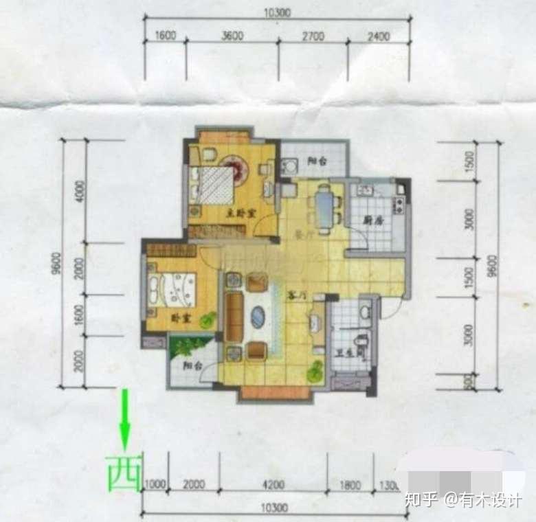 成都怡丰新城老房翻新次卧室变主卧室