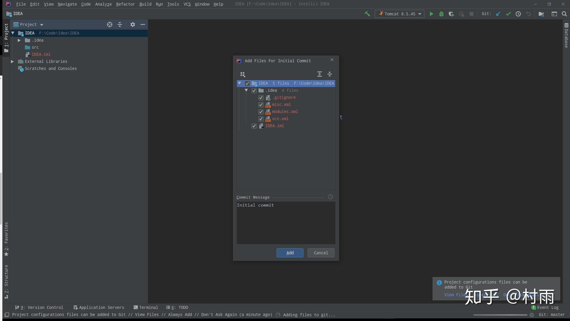 Как залить проект на github intellij idea