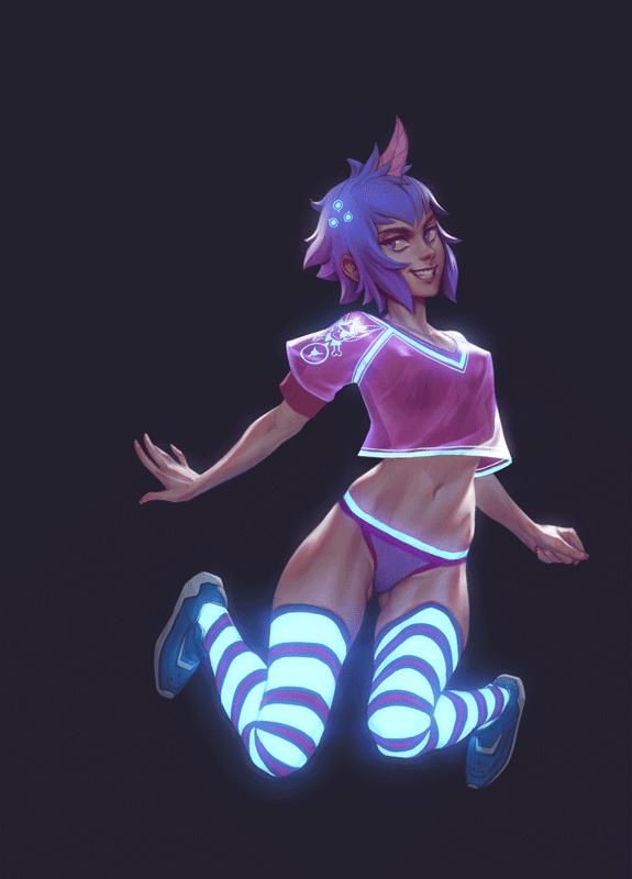 想学!会动会发光的电气朋克少女～!