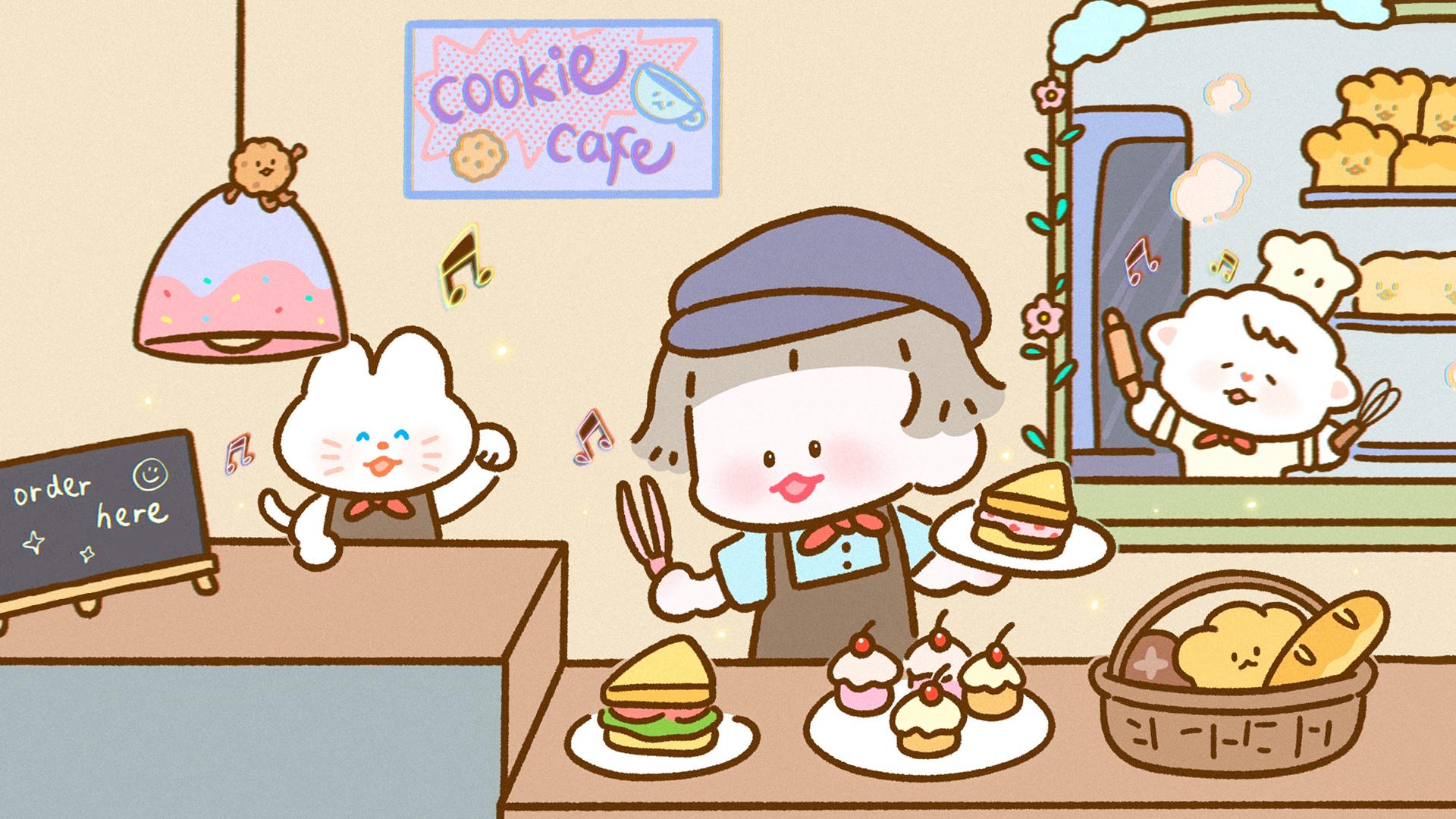 电脑壁纸小曲奇电脑壁纸合集来啦