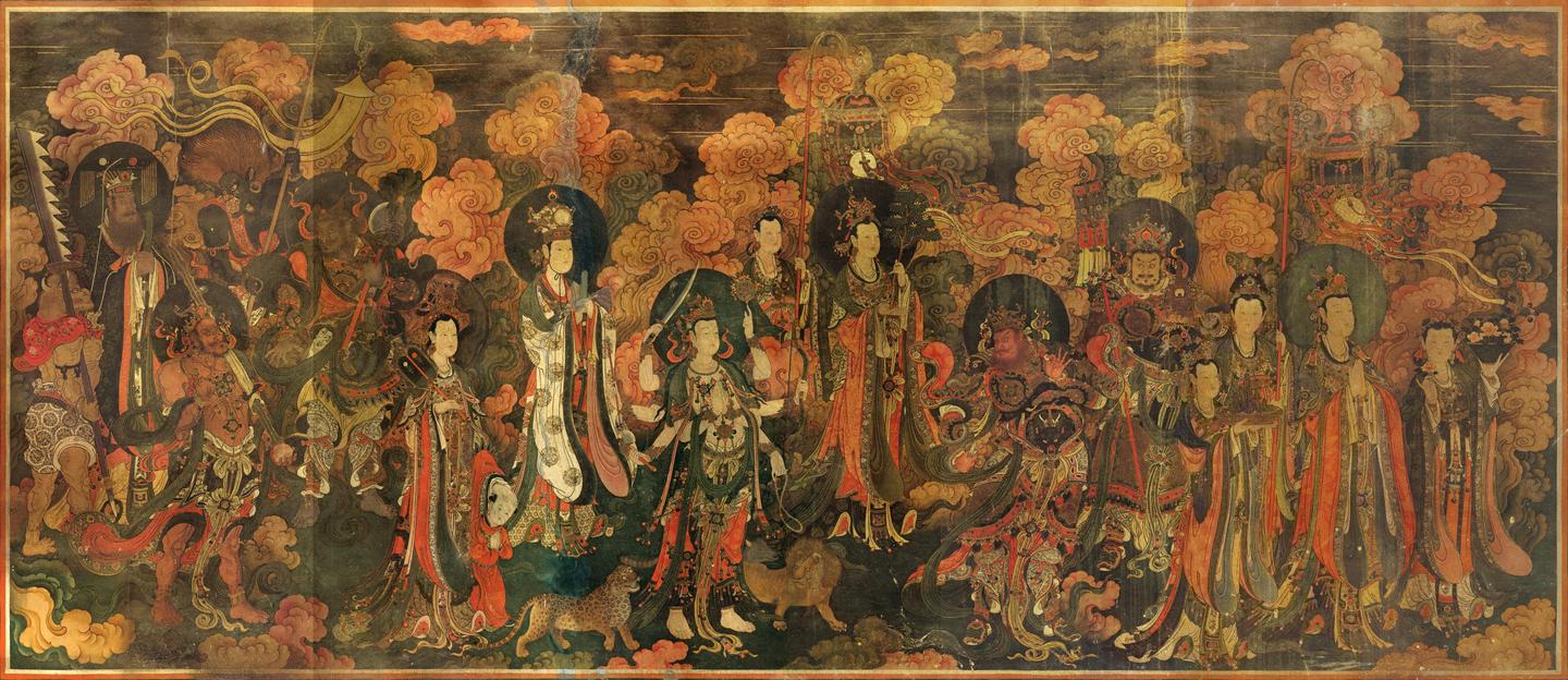 北京法海寺-明代壁画之最,媲美敦煌:北墙西-帝释礼佛护法图【300多幅高清大图细赏】 - 知乎