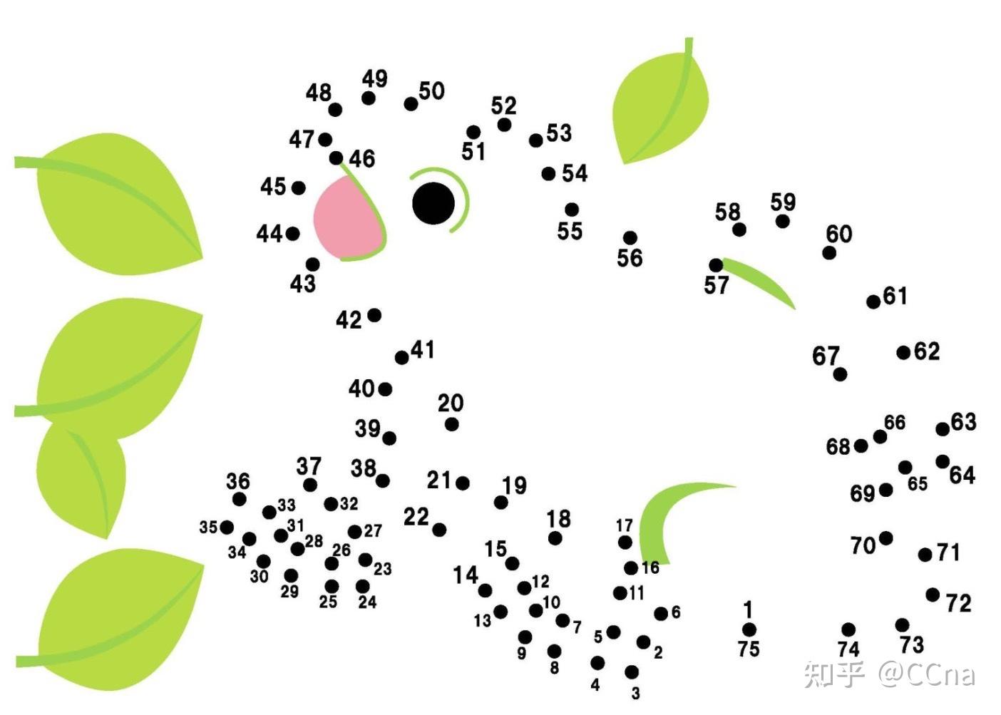 彩色数字连线 可打印 免费分享 - 知乎