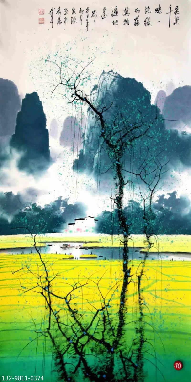 张泉踪的彩墨漓江，襟怀无俗韵山水有清音- 知乎