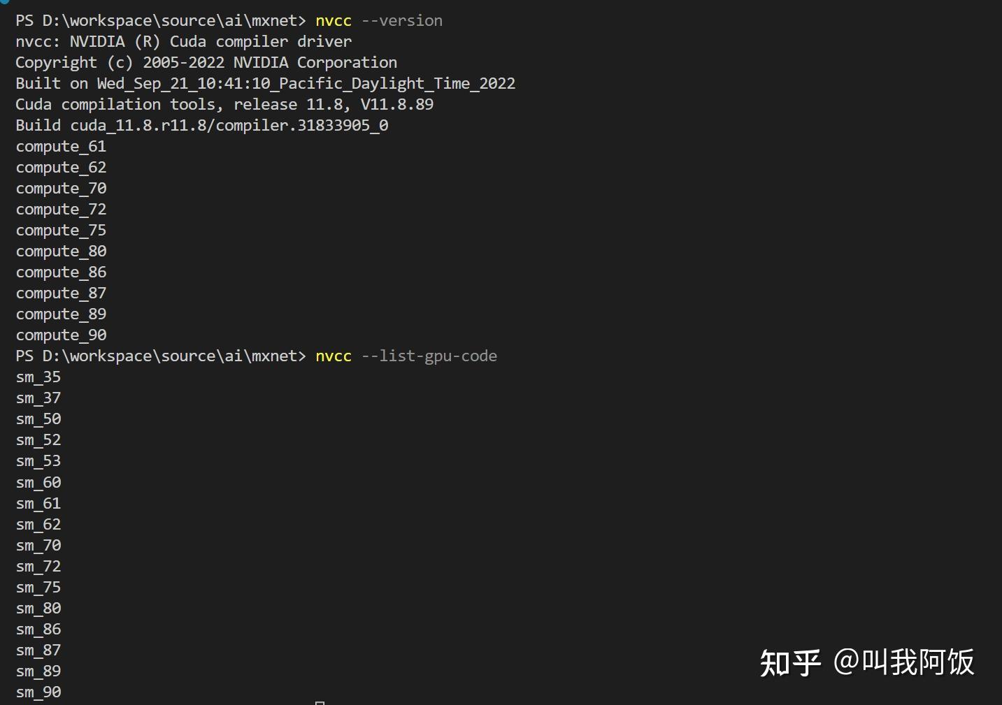 Mxnet1 9 1 cuda11 8 rtx4090 vs2022 win11 