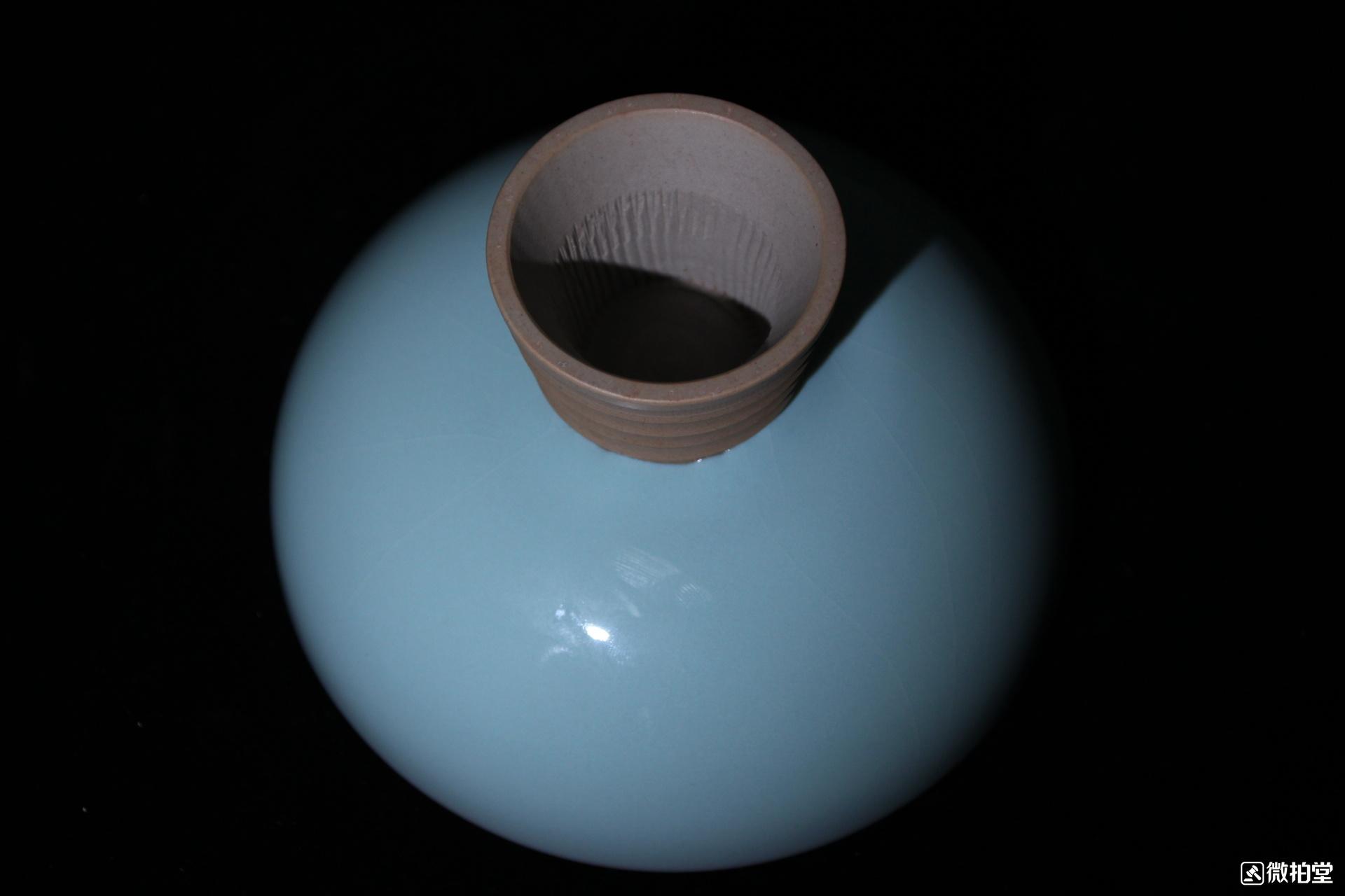 简匠汝窑郭留江大师精品佳作高足碗欣赏