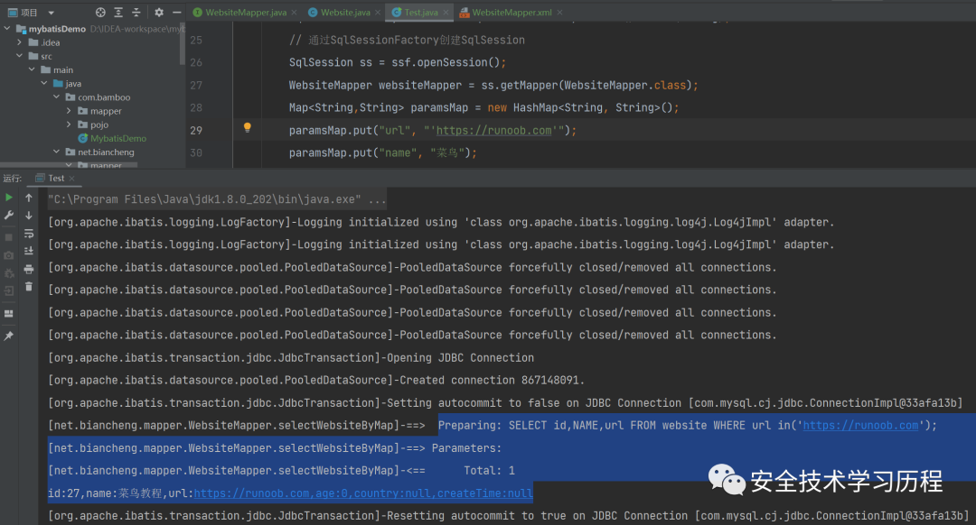  mybatis sql 