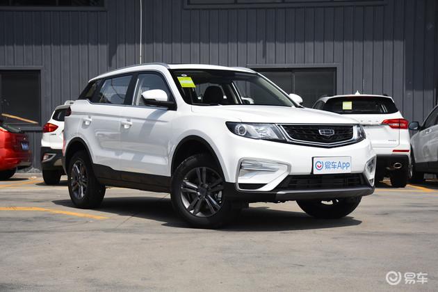 吉利博越百万款上市售8881168万元