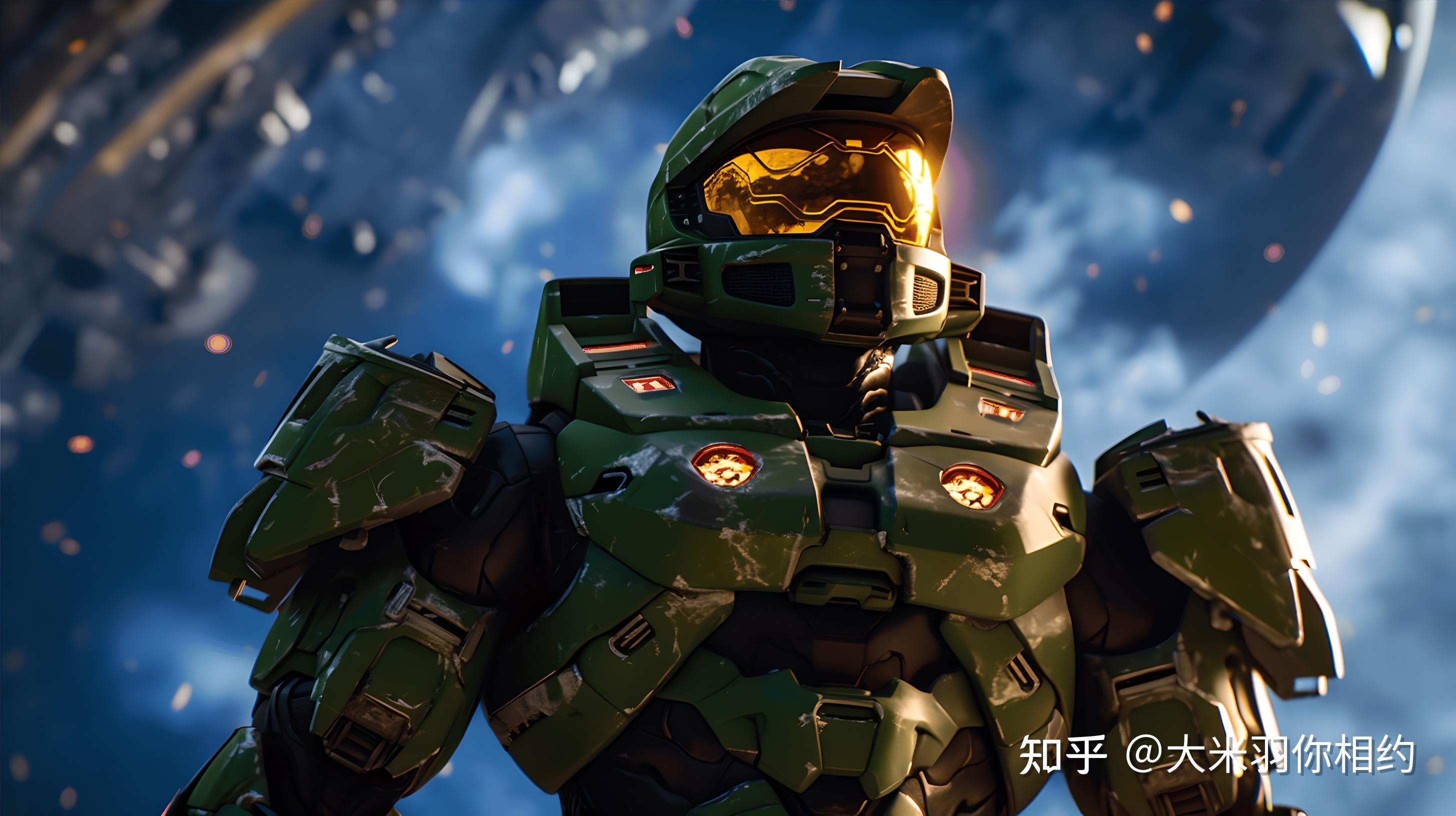 ai绘画教程:光环士官长117号,他的英雄本色不止于游戏!