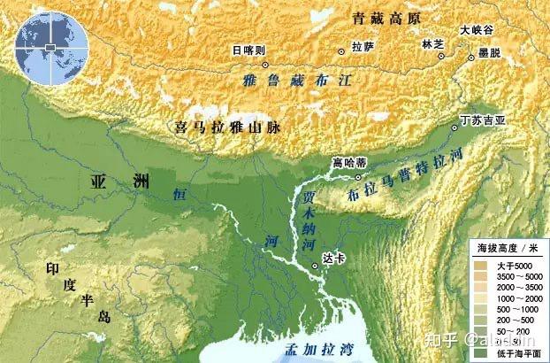 说一说雅鲁藏布江大拐弯