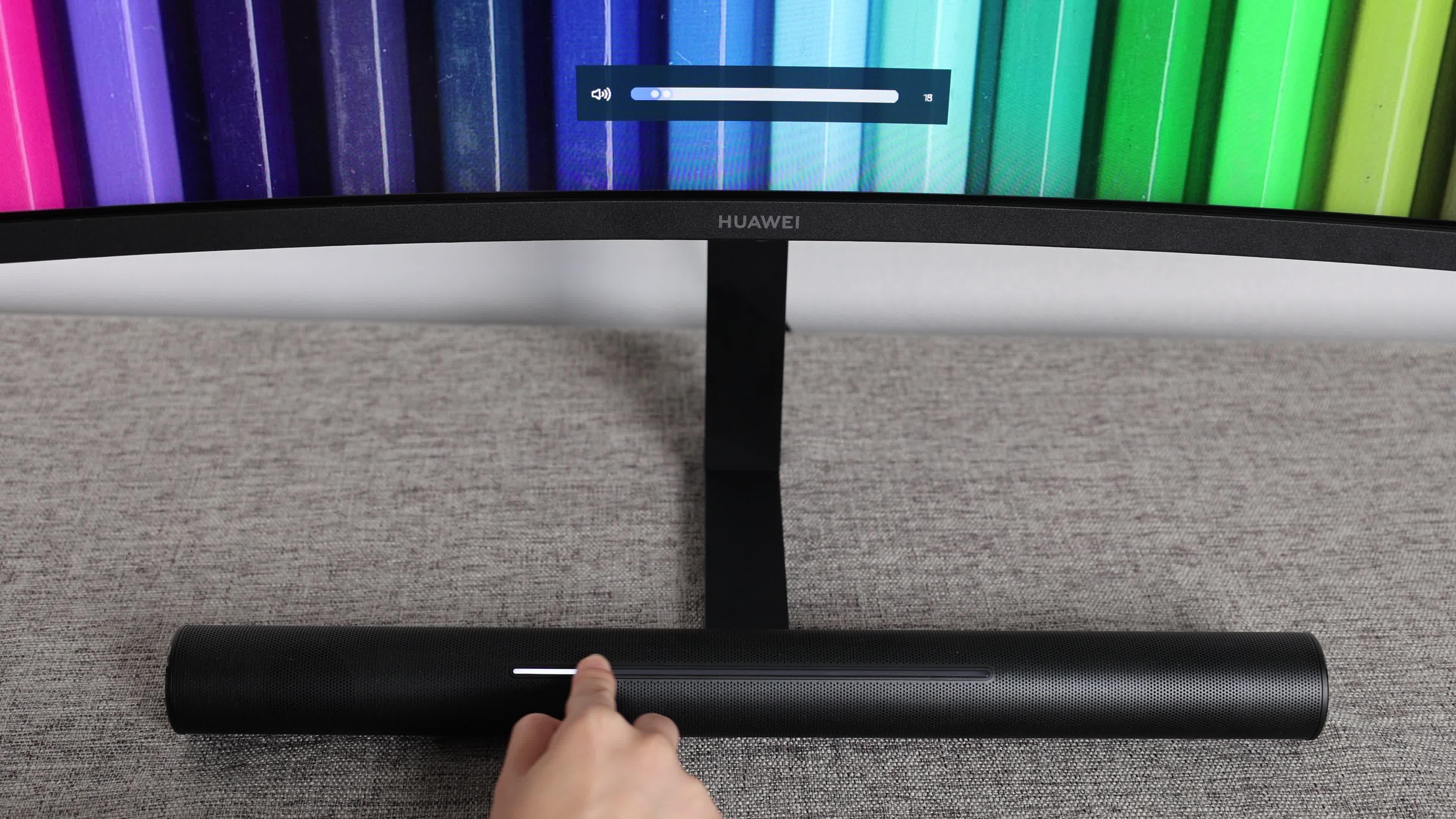 华为mateview gt曲面带鱼屏显示器测评