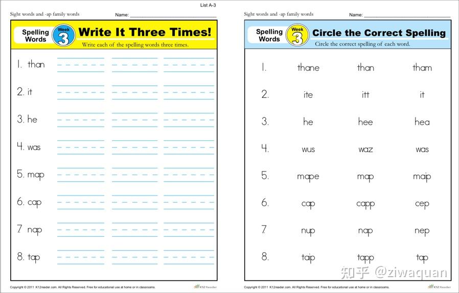 单词叠加记忆教材《Spelling Words》1-5级PDF~含答案 - 知乎