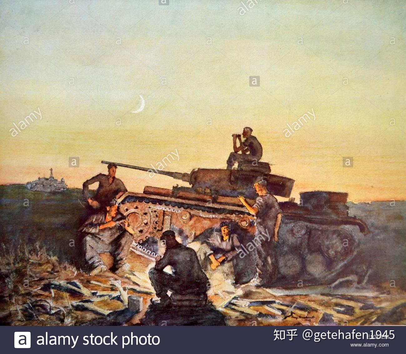 一战德军油画图片