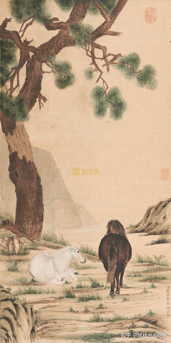郎世宁精典作品高清全集(111张) - 知乎