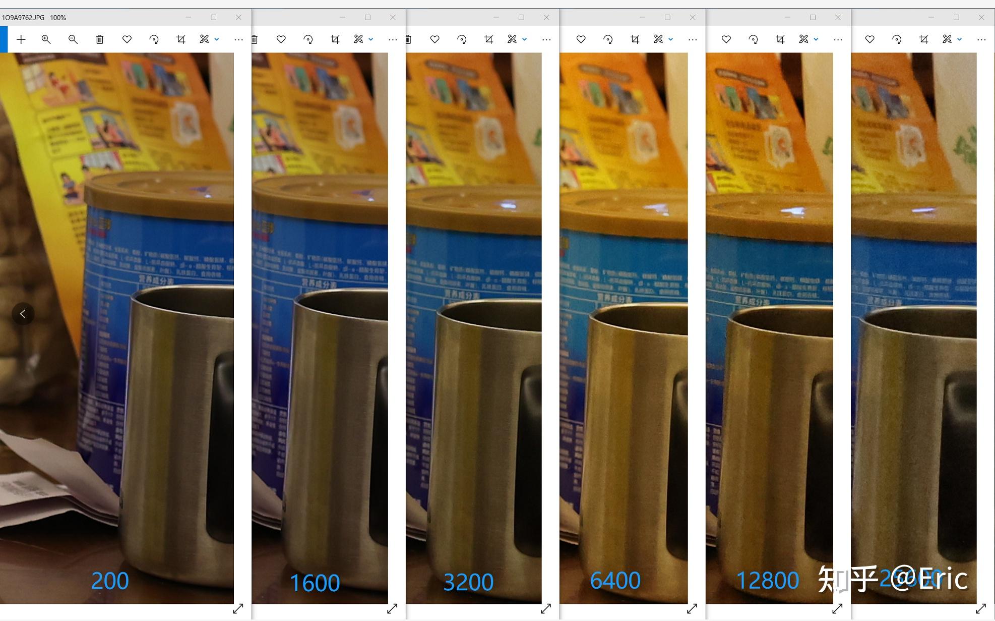 测试了一下佳能r6iso噪点变化