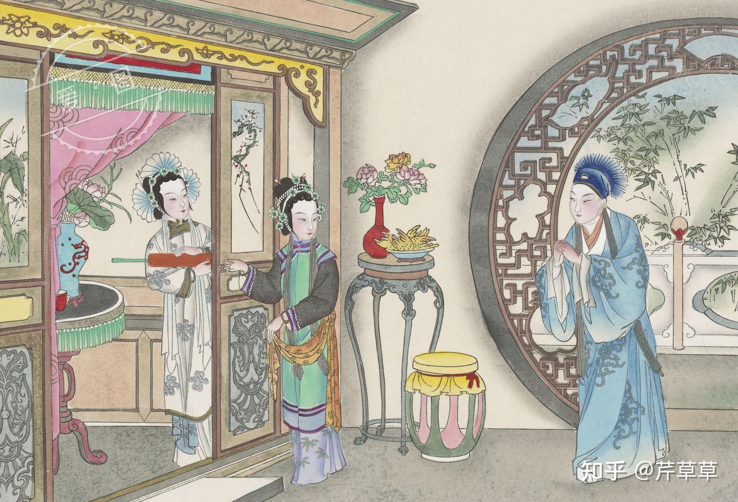 天津荣宝斋印绘《白蛇传》年画册- 知乎