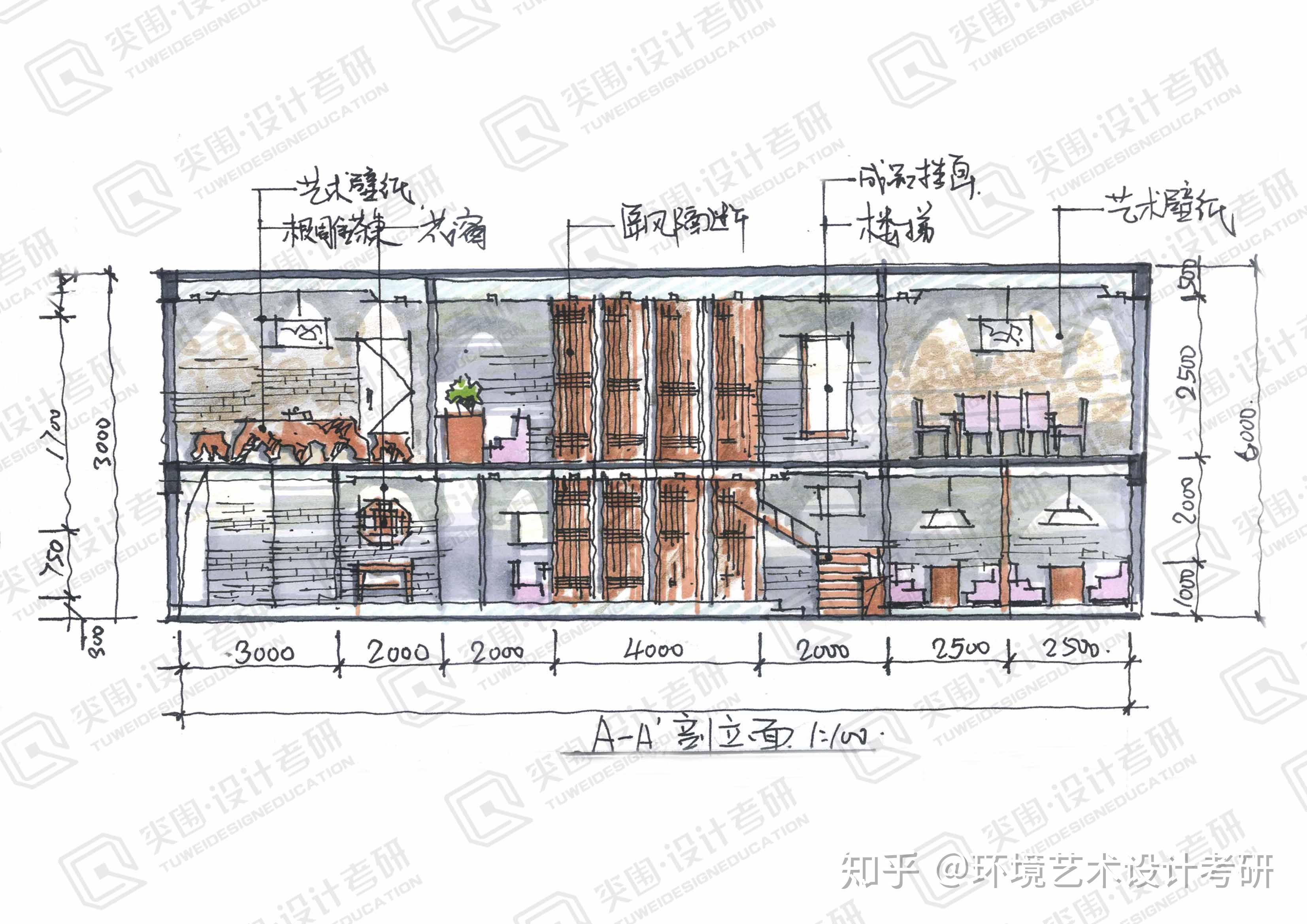 cad建筑立面图平面图|空间|建筑设计|zhanjiabian123 - 原创作品 - 站酷 (ZCOOL)