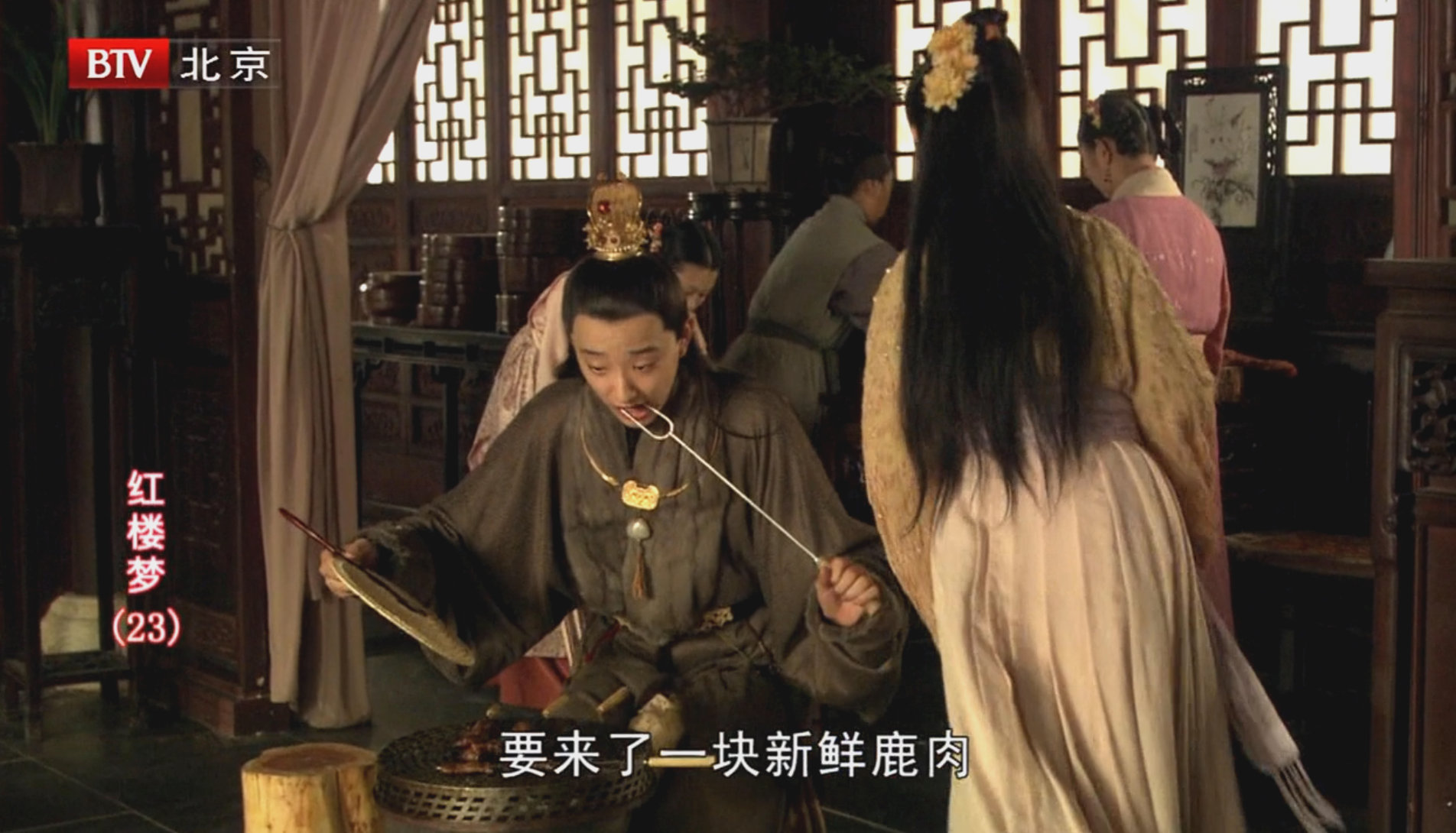 觀景遠望如豔雪圖《红楼梦》中对于芦雪广的描述为:"原来这芦雪庵