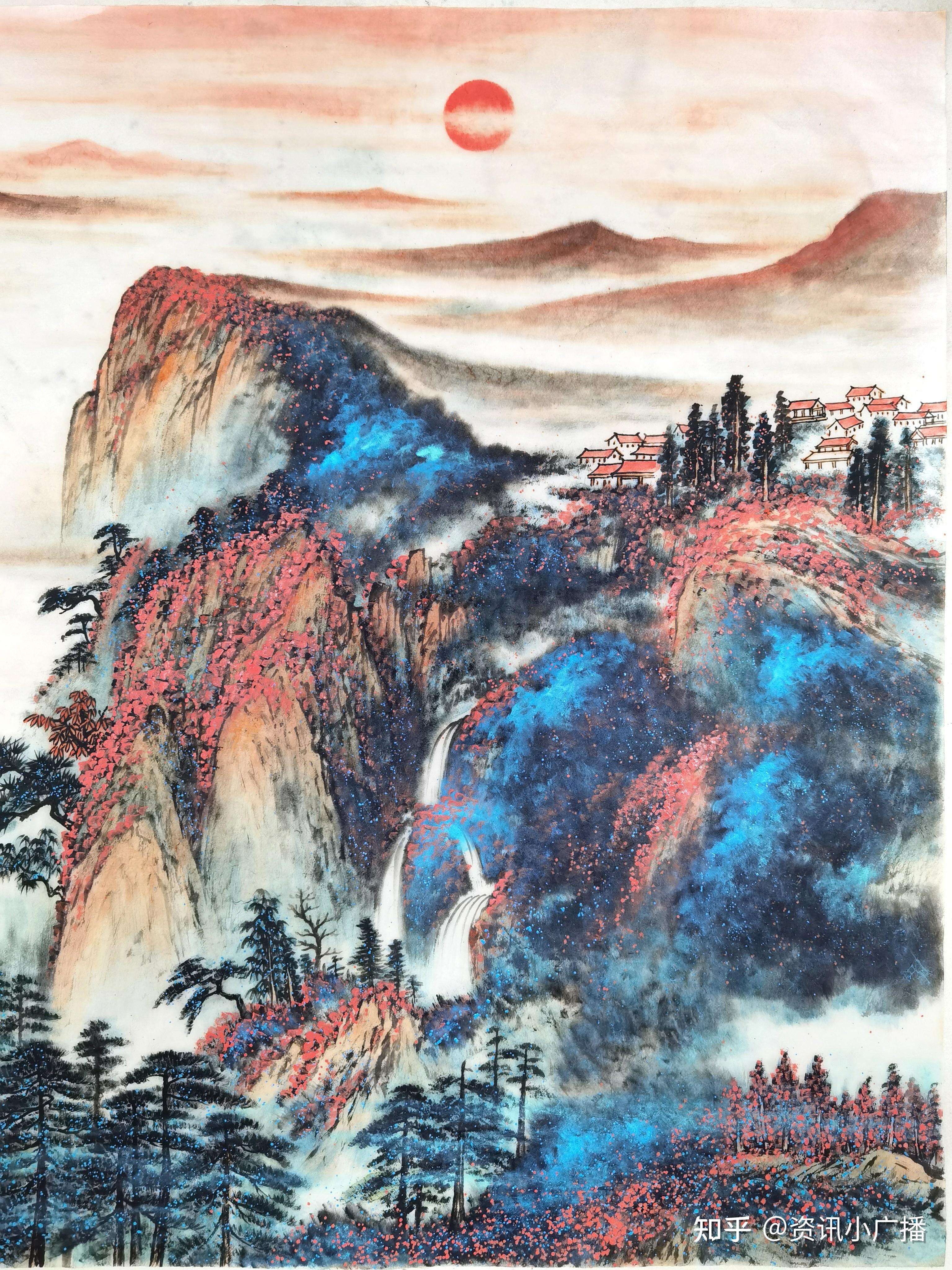 书画名家丹青献礼建党百周年刘文生作品欣赏