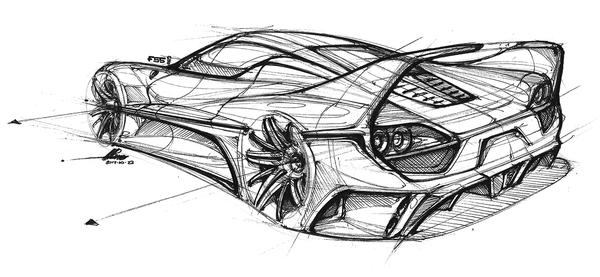设计师matthewparsons的汽车工业设计手绘手稿41p