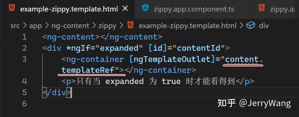 Angular 内容投影出现 No provider for TemplateRef found 错误的单步调试 - 知乎