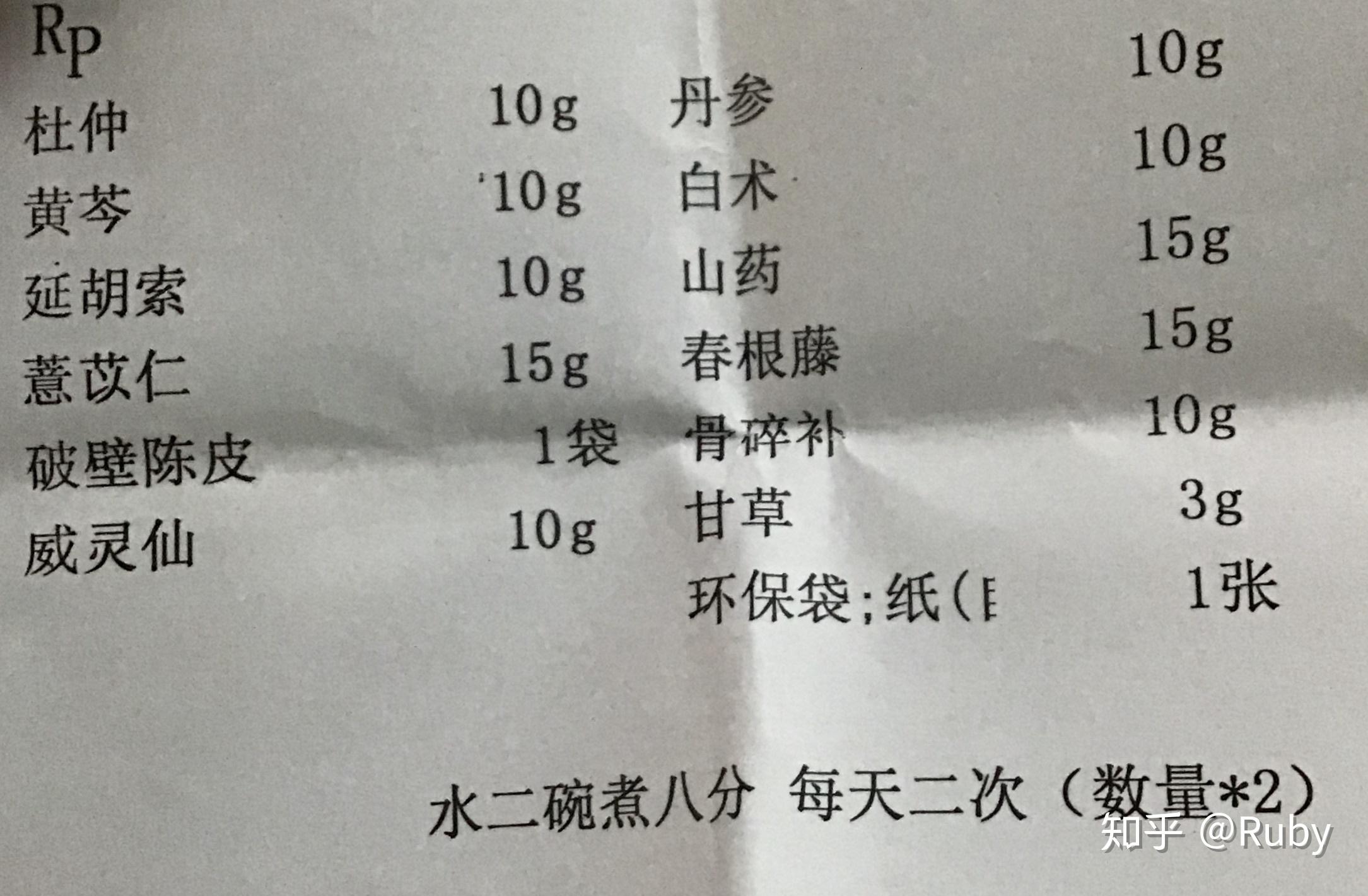 楼梯踩空脚盘轻微骨裂康复后期想问两个中药药方的主治方向和效果
