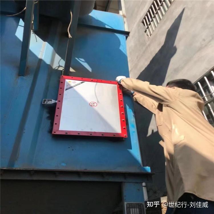 当压力升高到泄爆片的静压开启压力时,被动式泄