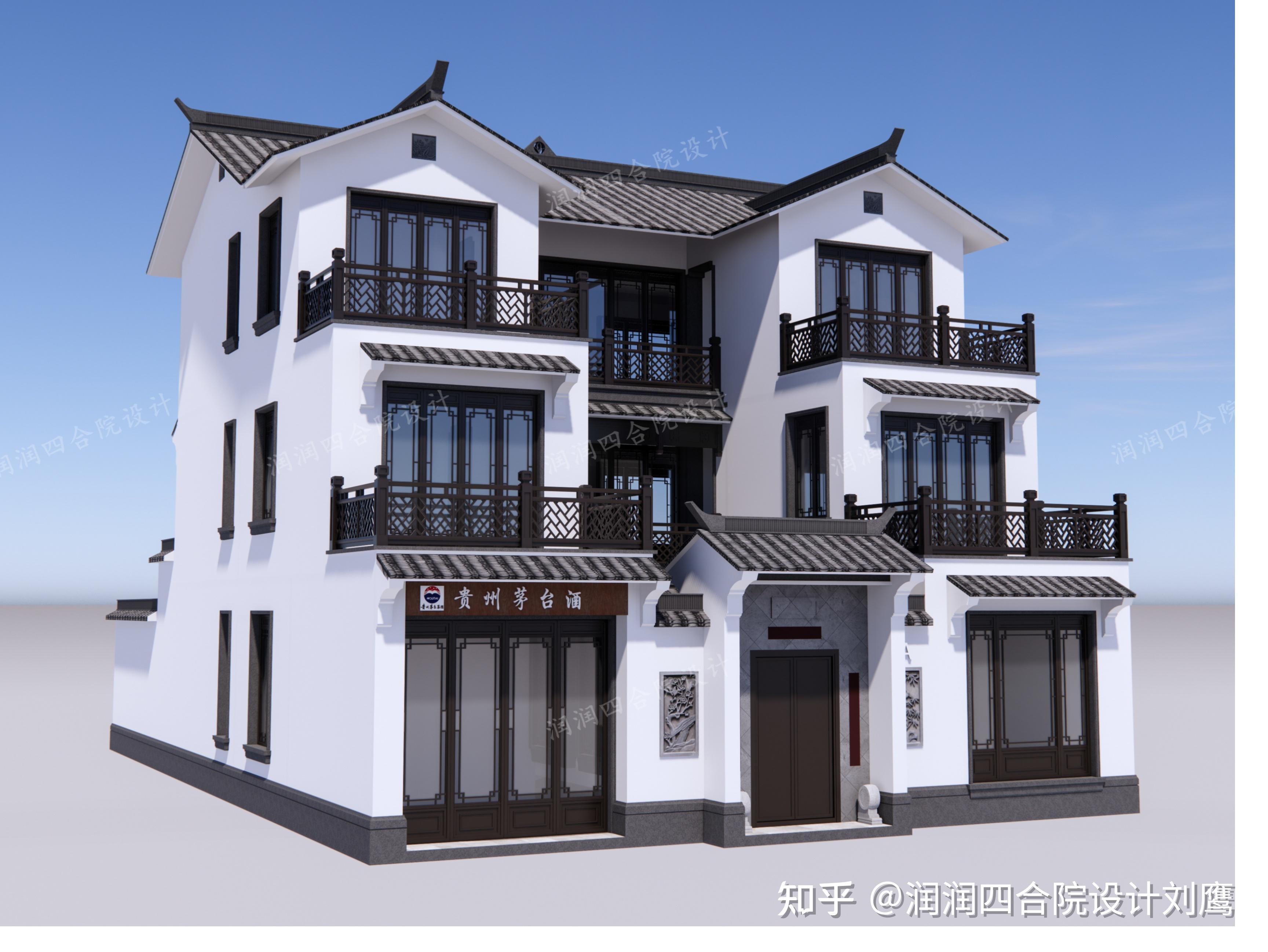 临街小户型新中式合院别墅区规划,6个户型带平面图 第二期——润润四合院设计刘鹰 - 知乎