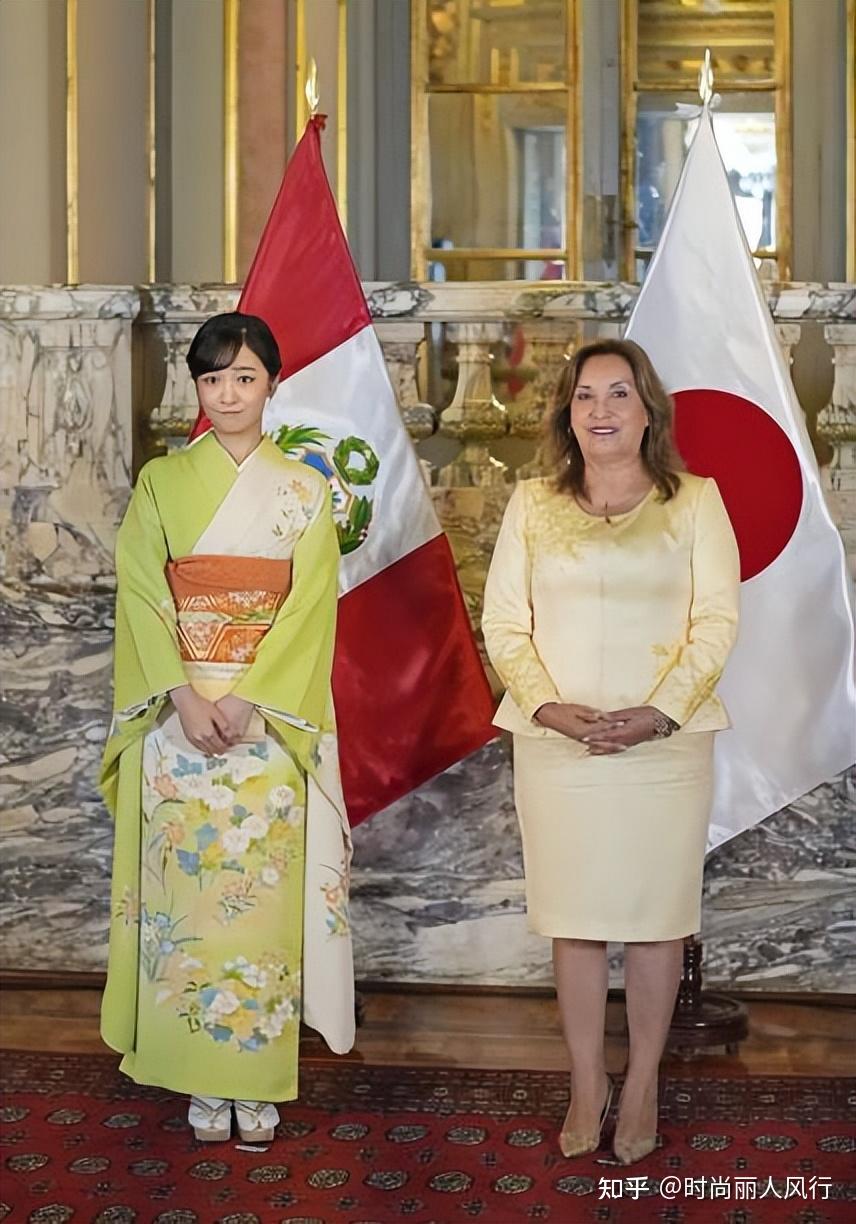 日本佳子公主会见秘鲁女总统!