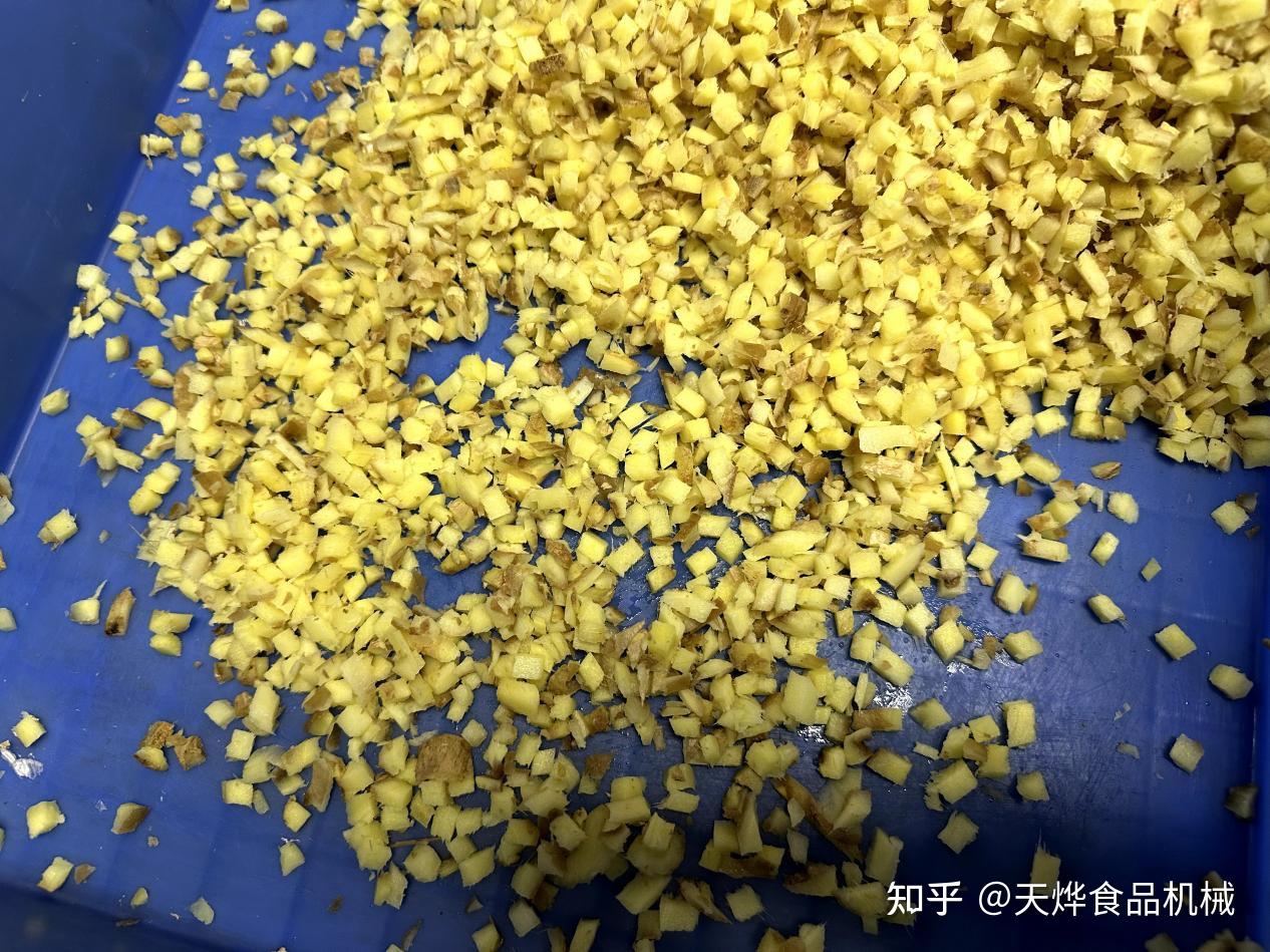 有没有切生姜的设备?生姜切丁机? - 知乎