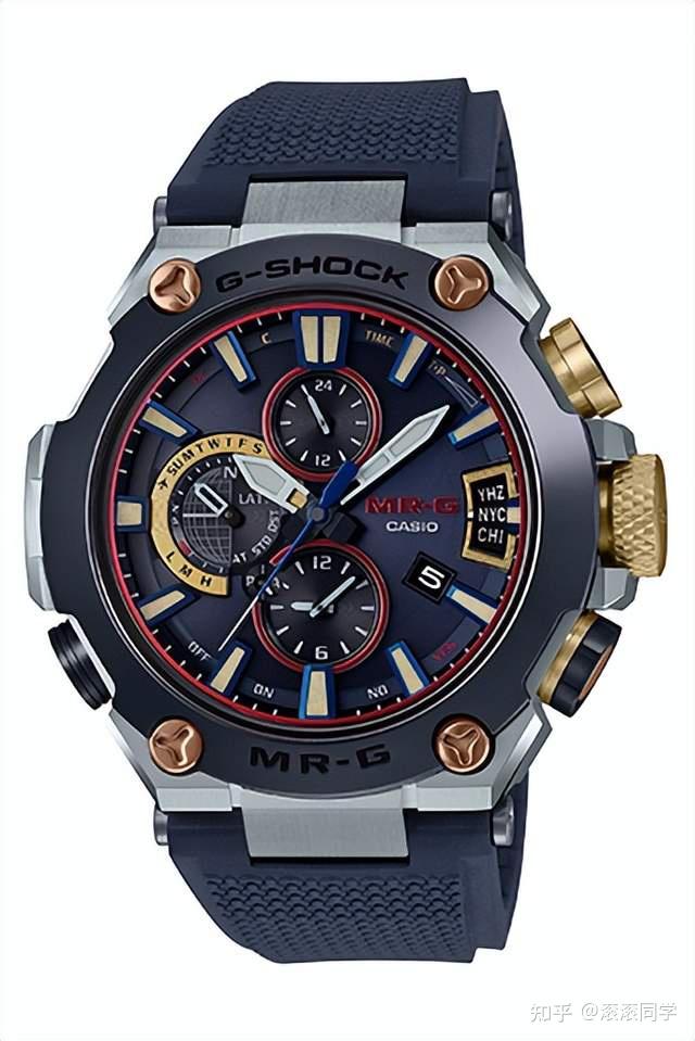 2017年,卡西欧推出mrg-g2000系列,这一次,卡西欧又把树脂表带装回了