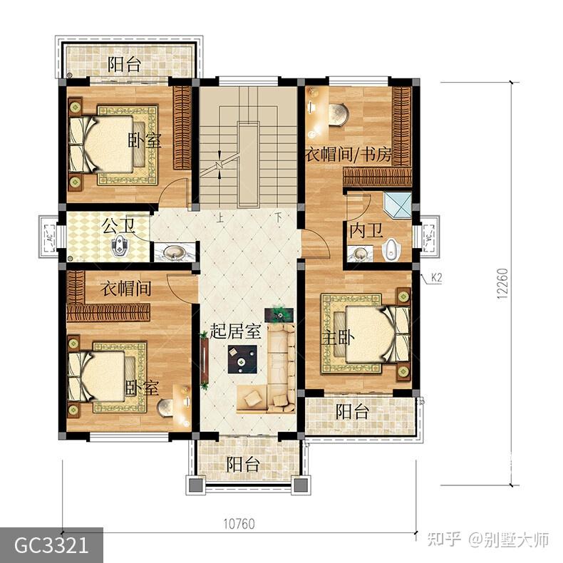 5款最新新中式别墅,效果图+平面图 - 知乎