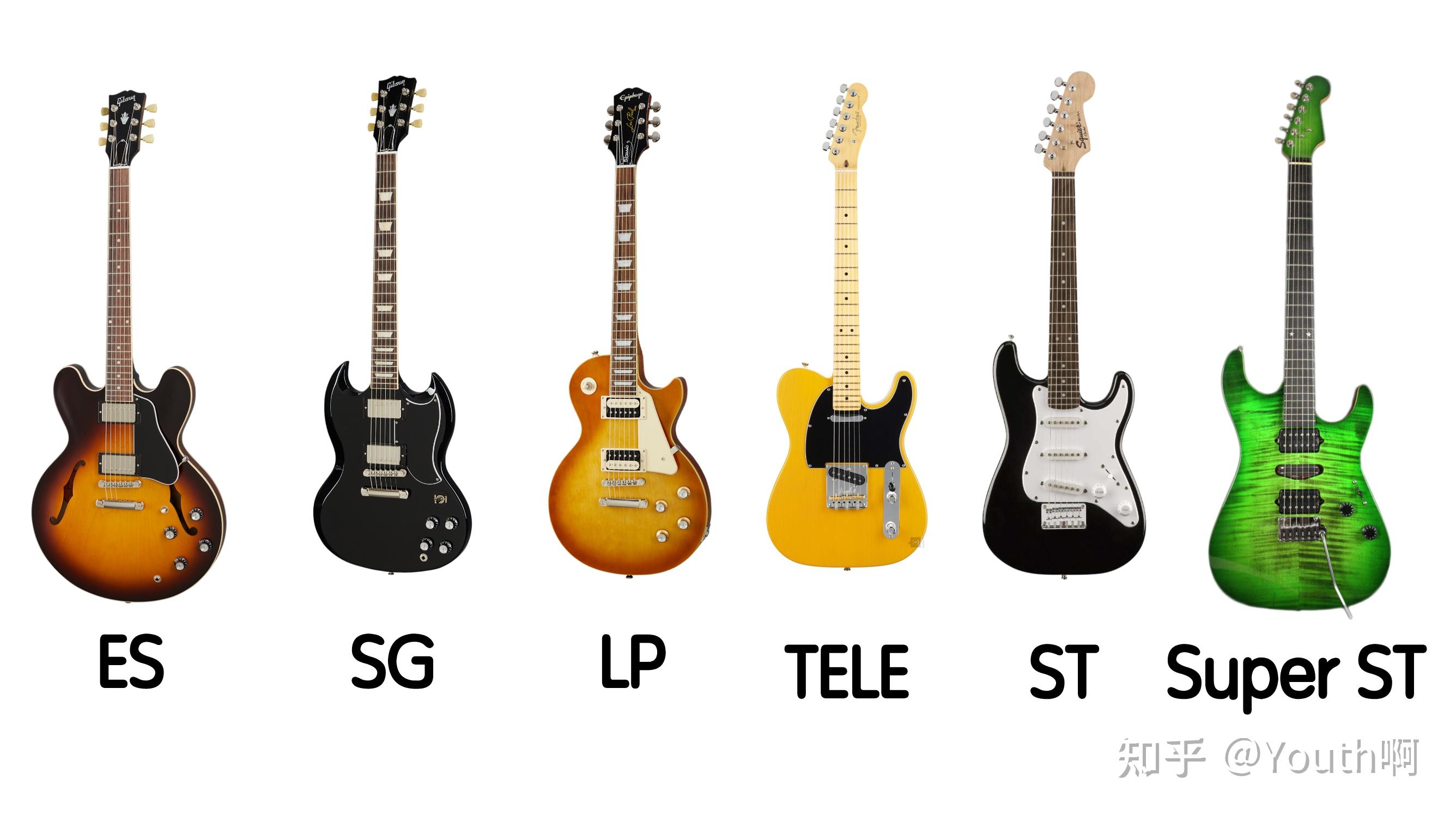 初学者电吉他选购推荐四类你必须知道的电吉他类型附效果器推荐音箱