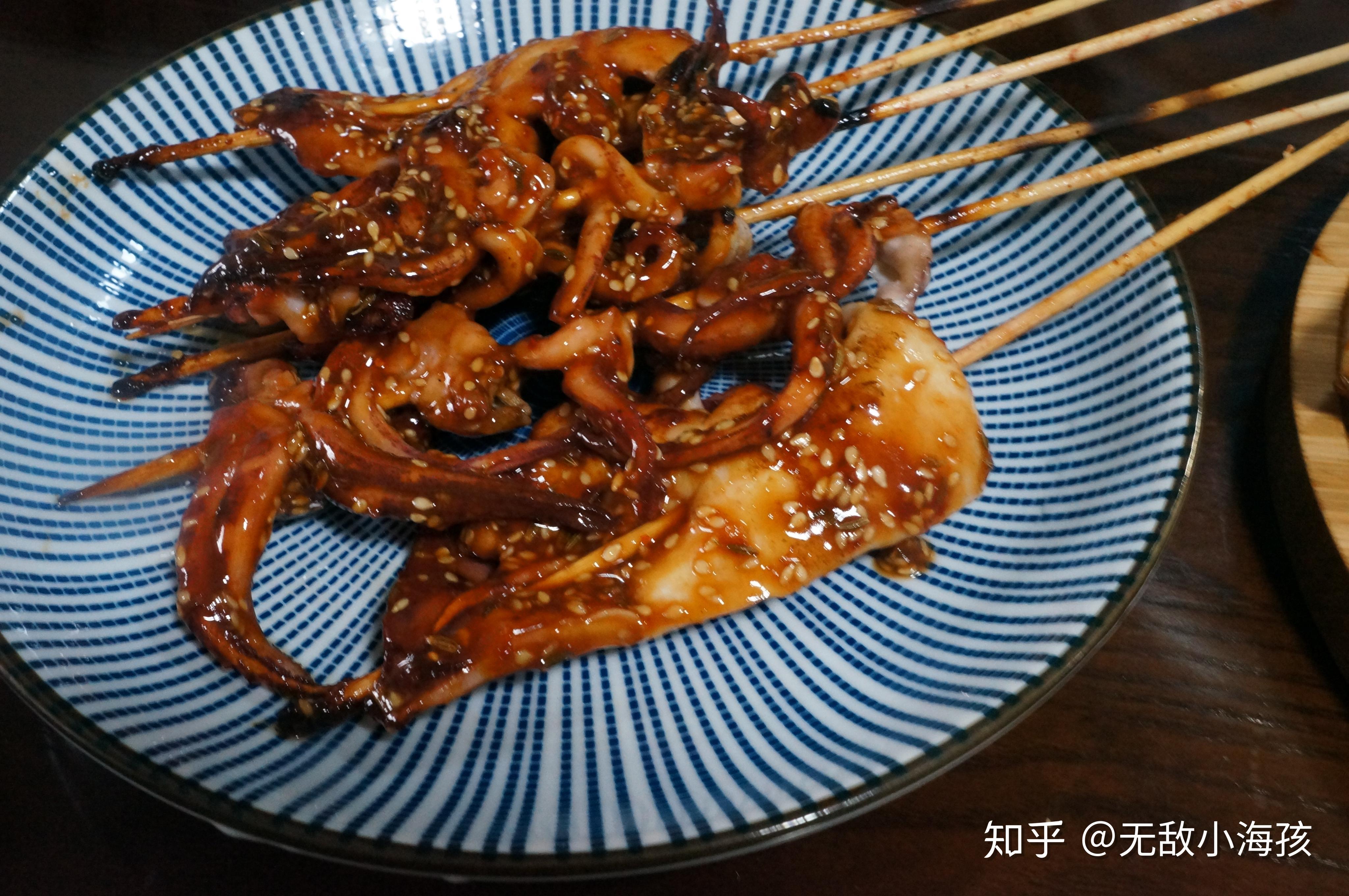 小海家庭厨房家庭美食街头小吃之铁板鱿鱼