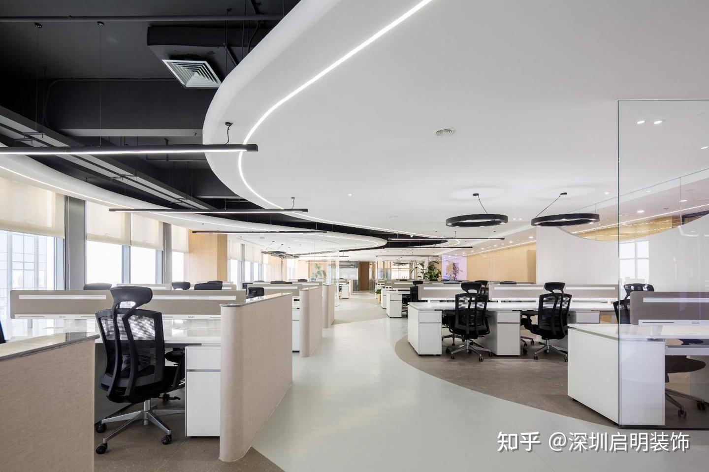 未来办公新体验:科技感十足的现代化办公室设计揭秘 - 知乎