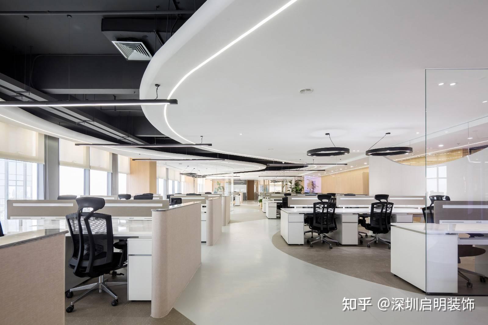 未来办公新体验:科技感十足的现代化办公室设计揭秘 - 知乎