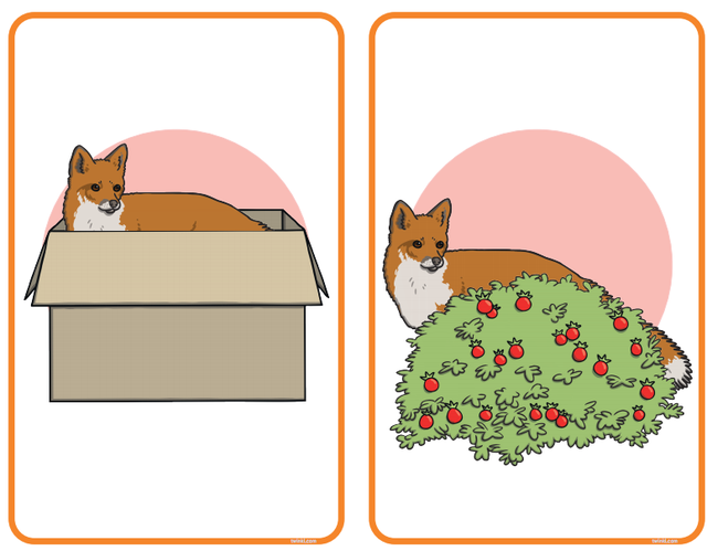 资料分享适合612岁孩子学习英语的方位介词卡