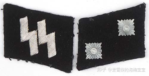 二战德国武装党卫军军衔标志 
