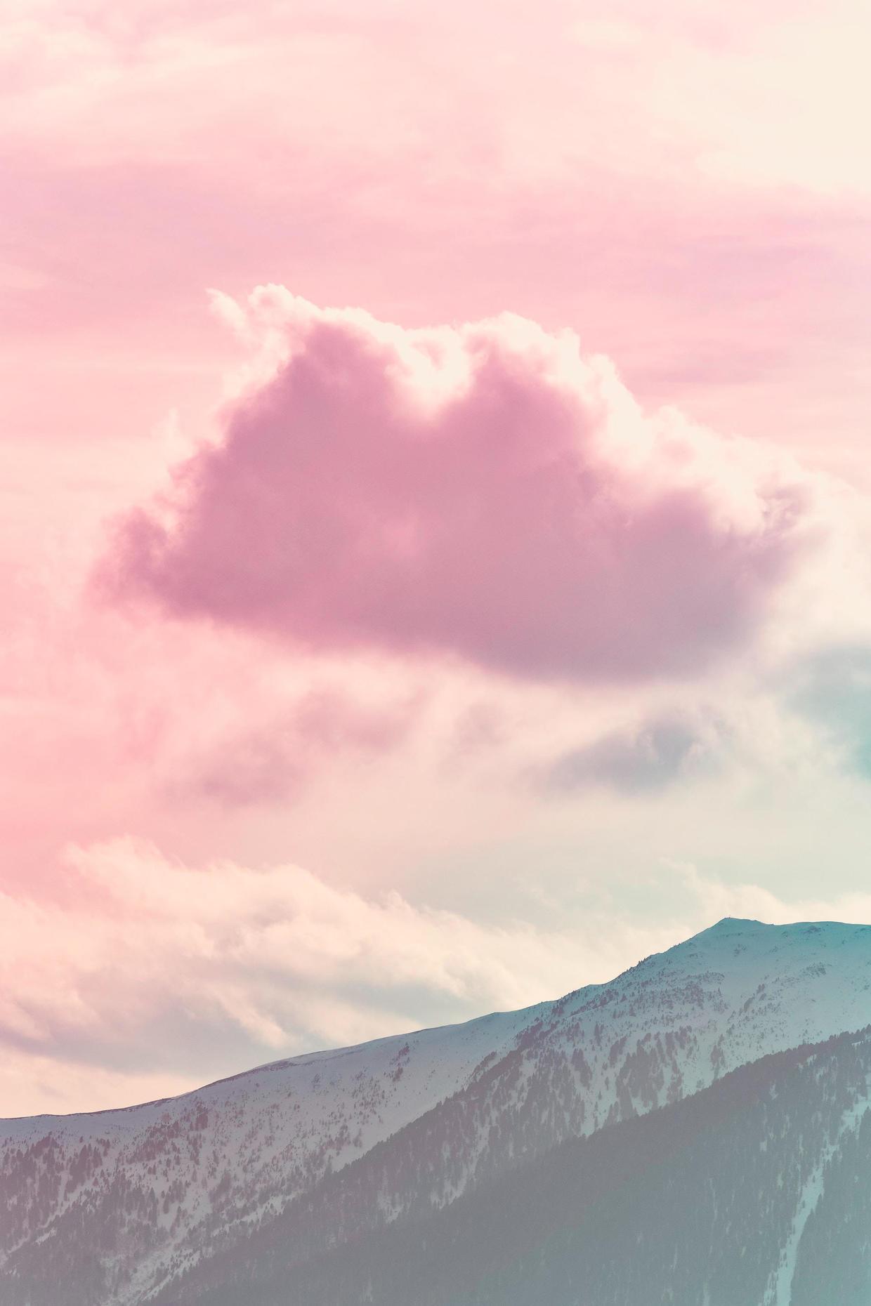 70幅棉花糖色的"软糯"天空