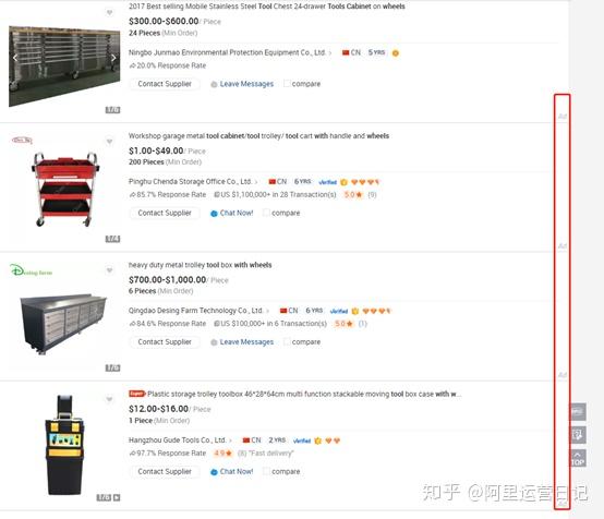 关键词推广直通车展示规则：pc端1）阿里巴巴国际站搜索结果第一页的1-5位