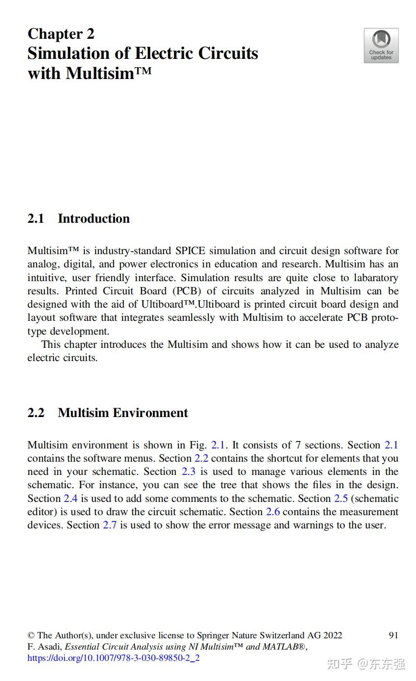 【教材】Essential Circuit Analysis using NI Multisim and MATLAB - 知乎