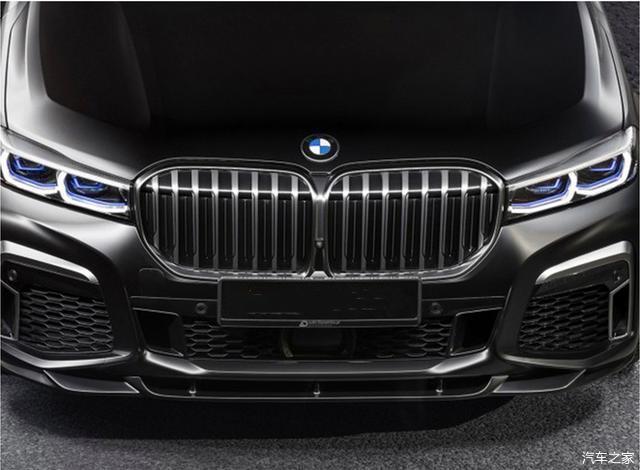 百公里加速仅37秒磨砂黑色烤漆宝马新款m760li实车