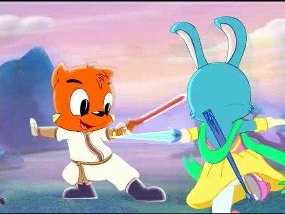 印象最深刻的就是魔教包围玉蟾宫,紫兔李代桃僵被炸死那一段.