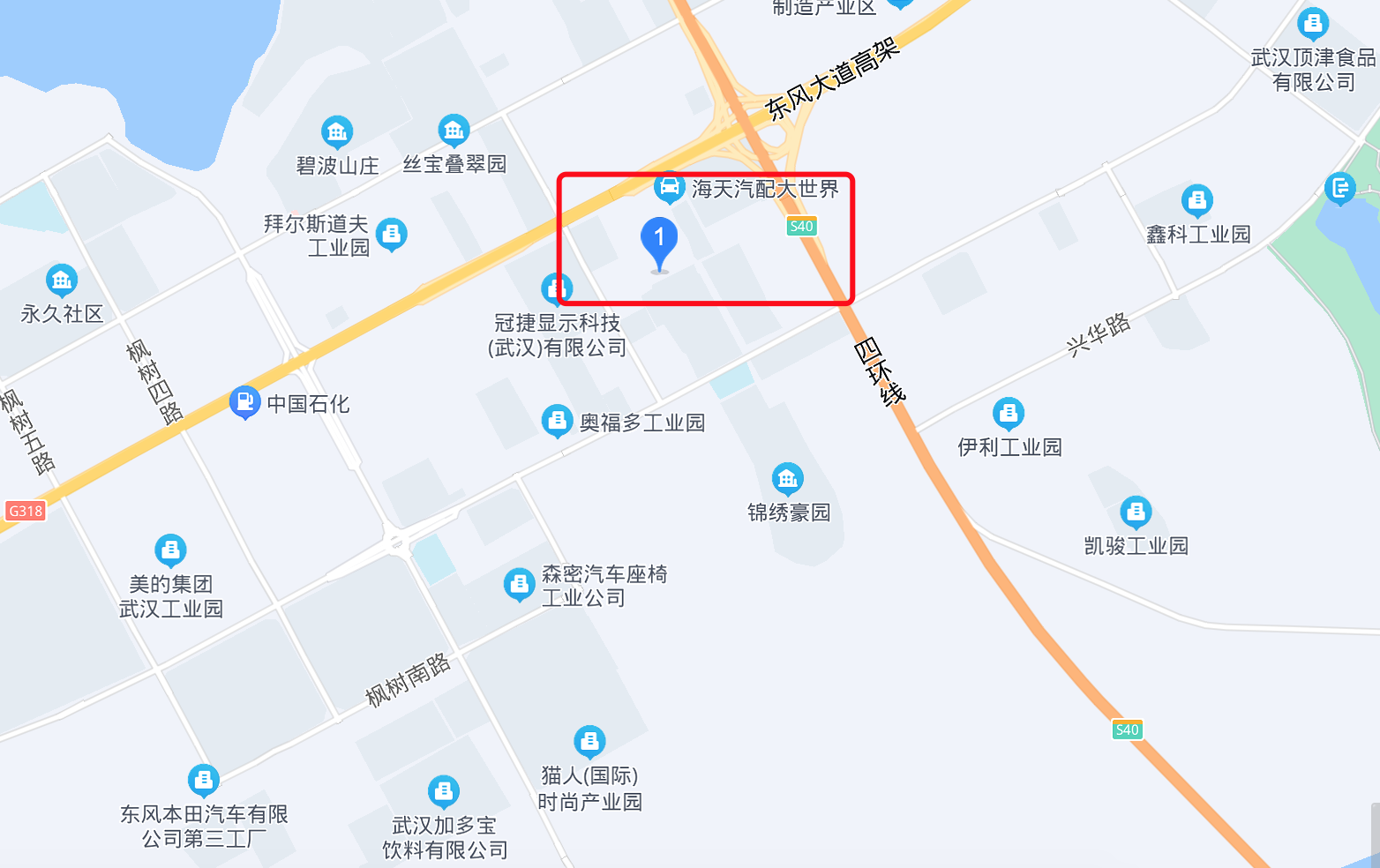 途虎養車武漢工場店地址:武漢市蔡甸區武漢經濟開發區漢陽海天汽配城4