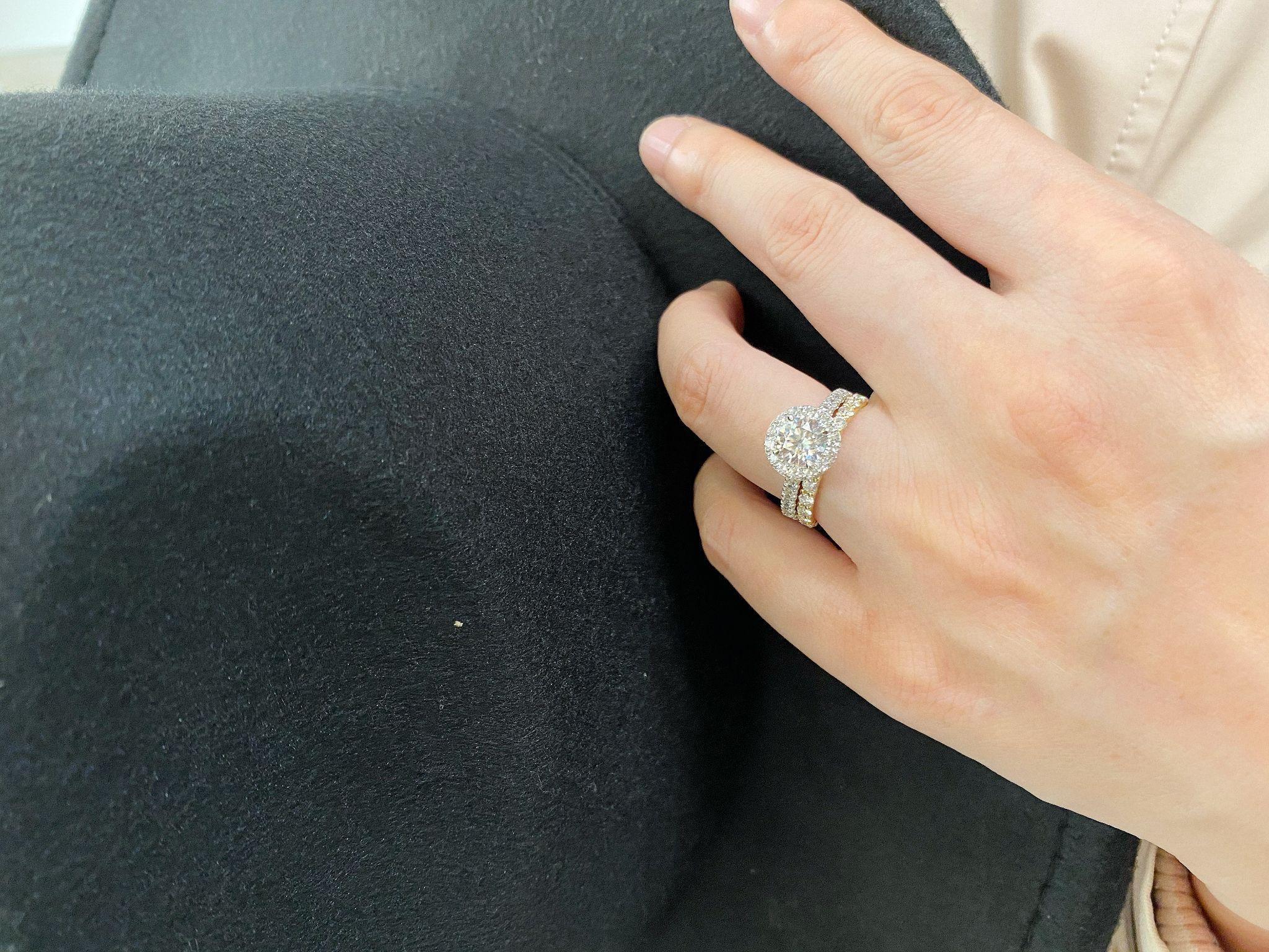 晒一晒我的霸气的狮子座钻戒