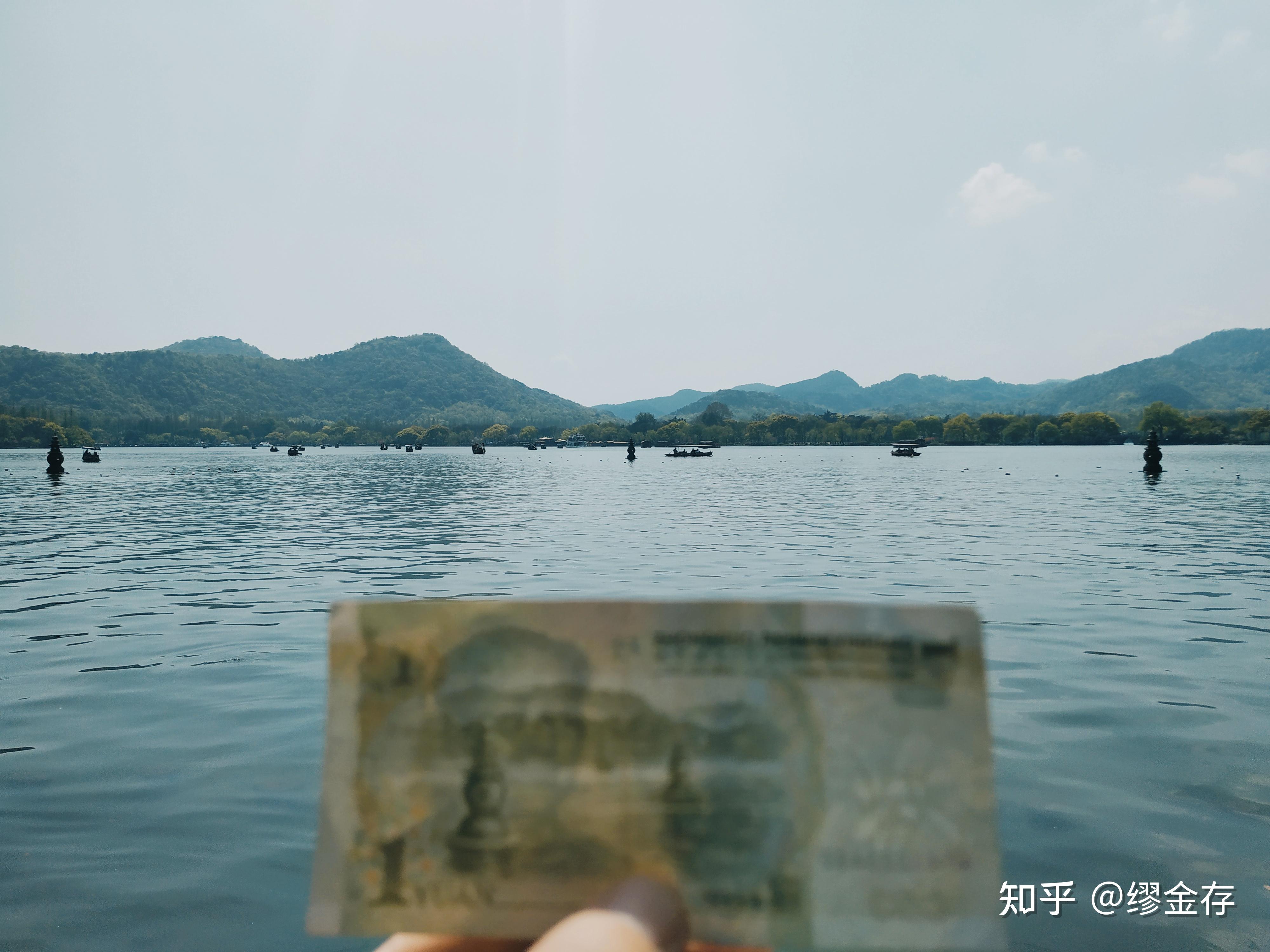1元人民币西湖景点图片
